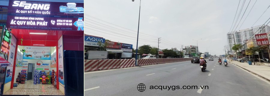Đại lý ắc quy xe máy GS tại Bình Dương