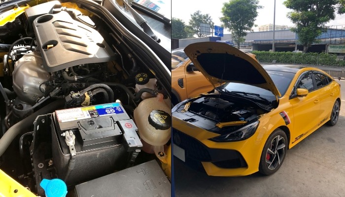 Bình ắc quy GS DIN60L-LBN cho MG5