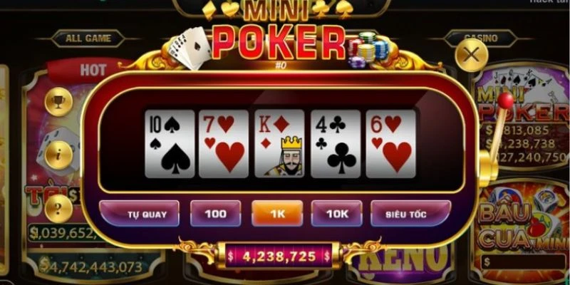 Tìm hiểu các bước cơ bản để chơi mini poker