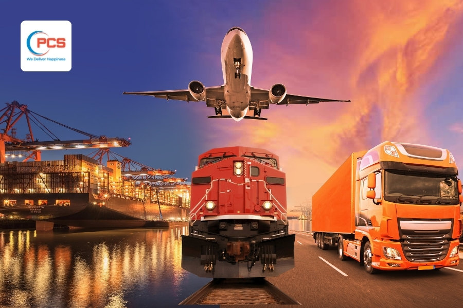 Có 4 phương thức vận chuyển hàng hóa, vận chuyển cả nội địa và quốc tế