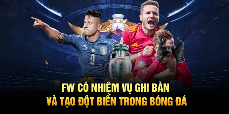 Nhiệm vụ của FW trong việc ghi bàn và tạo đột biến